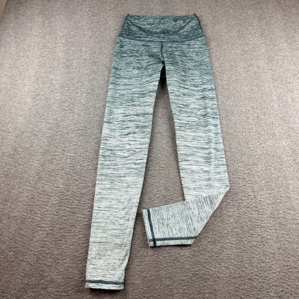 Aerie Chill Play Move Leggings Womens XS Green Space Dye High Waisted Activewear